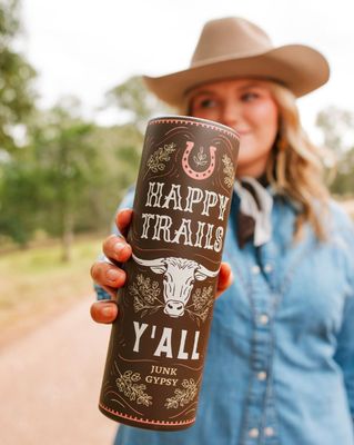 Happy trails 30 oz tumbler
