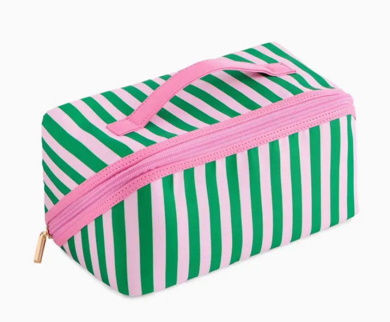 Beverly Cosmetic Zip Pouch- Green