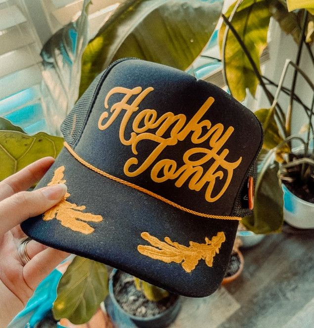 Honky Tonk, Western Trucker Hat Honky Tonk, Western Trucker Hat
