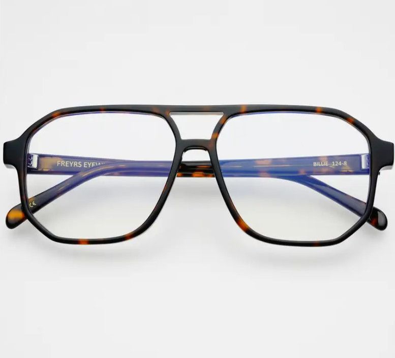 Billie Blue Light Readers Reading Glasses Unisex Eyeglasses- Dark Tortoise +3 Billie Blue Light Readers Reading Glasses Unisex Eyeglasses- Dark Tortoise +3