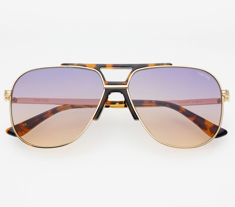 Logan Acetate Aviator Unisex Sunglasses Logan Acetate Aviator Unisex Sunglasses