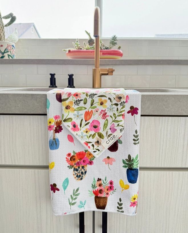 Petal Lane &amp; Posey: Double Sided-Hand Towel Washcloth Set