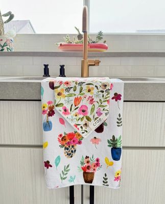 Petal Lane &amp; Posey: Double Sided-Hand Towel Washcloth Set