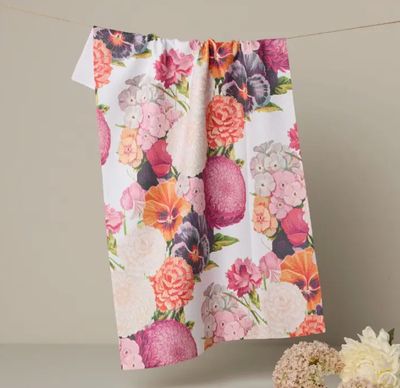 Ecstatic Blooms Tea Towel