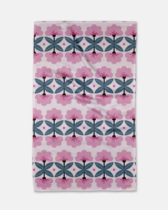 Fragrant Flowers Tea Towel