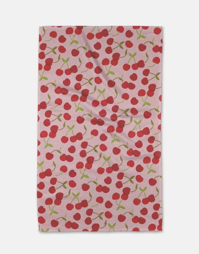 Cherry Cherries Tea Towel