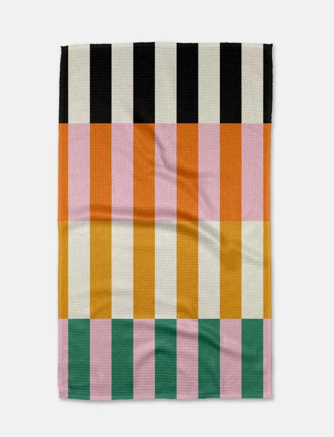 Stacked Stripes Tea Towel