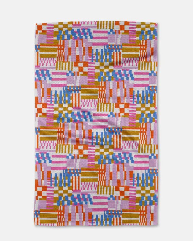 Playful Stripes Tea Towel