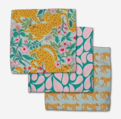 Cheetah Haven Dishcloth Set