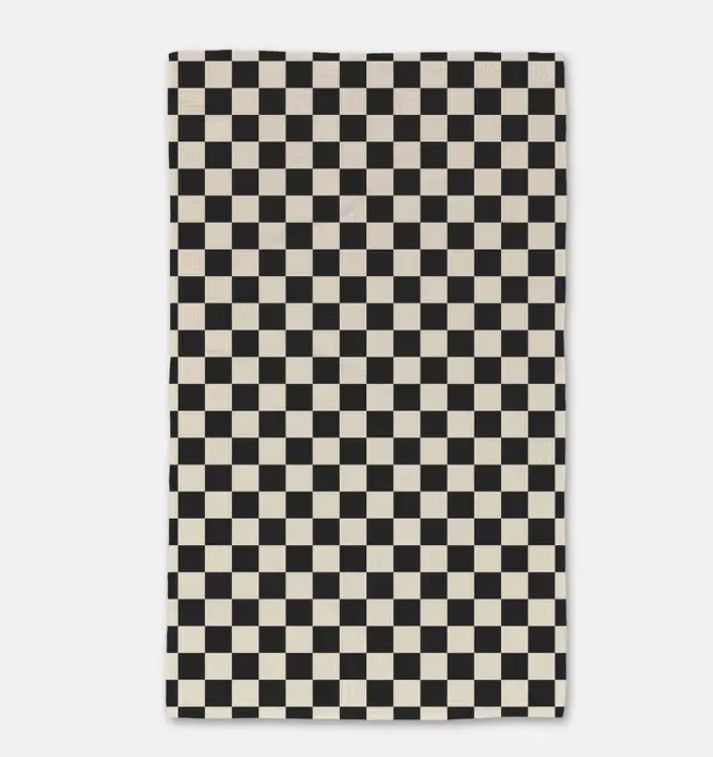 Checkered Luxe Hand Towel