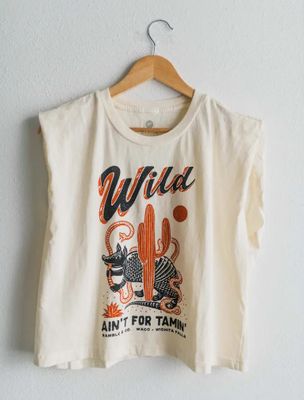 Wild Ain't For Tamin' Boxy Tee