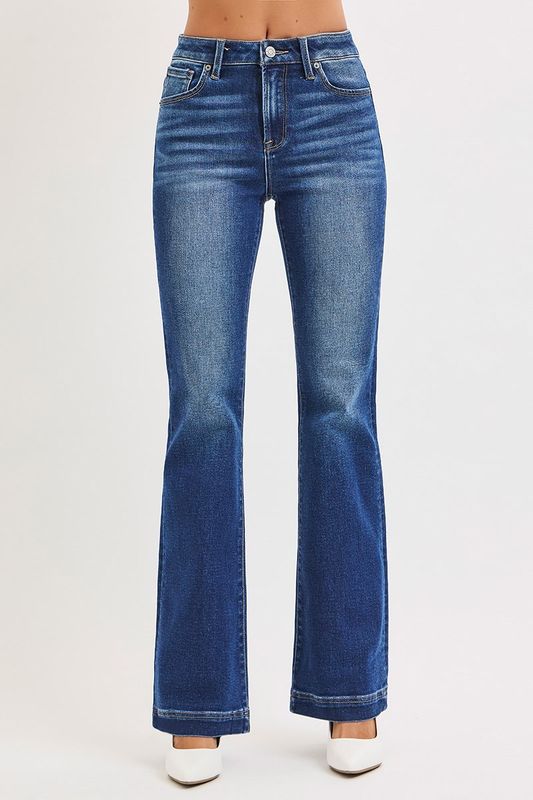 Low Rise Flare Jeans