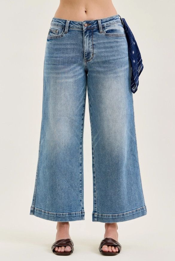 MR Ankle Wide w/ Back Darts + Bandana Loop, Color: MD, Size: 24