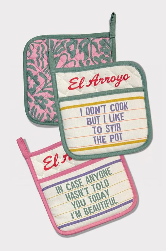 Marquee Pot Holders (Set of 2) - Stir the Pot