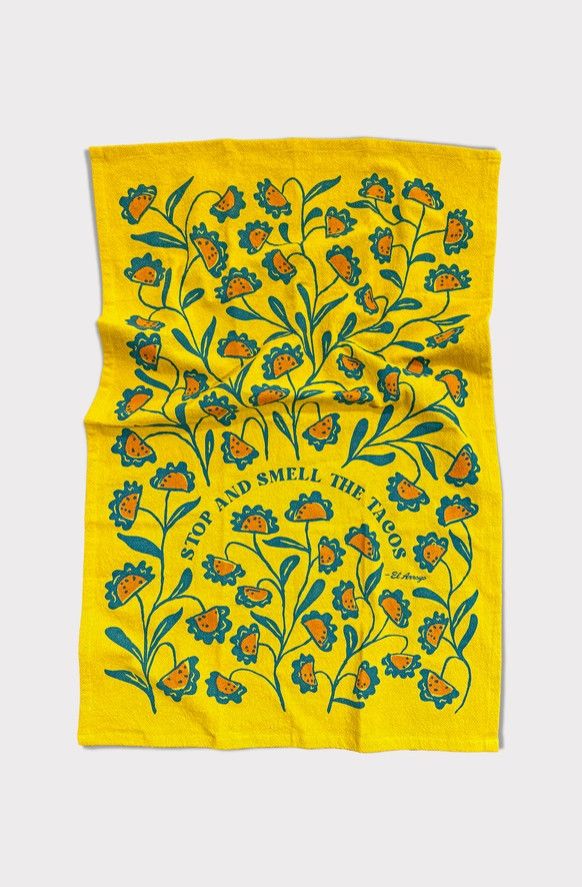 Flour Sack Kitchen Towel - Smell the Tacos