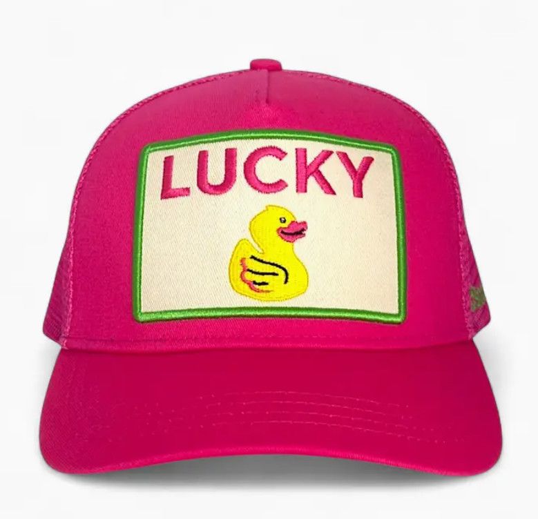Lucky Duck Trucker - Pink
