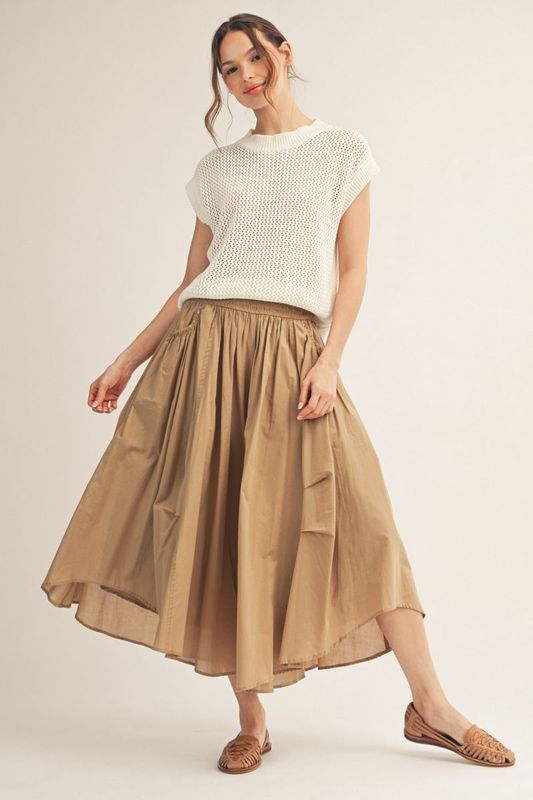 Wide elastic band waist wide leg pants Wide elastic band waist wide leg pants
