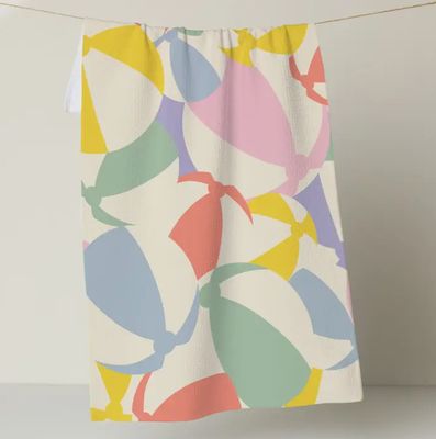 Beach Ball Tea Towel