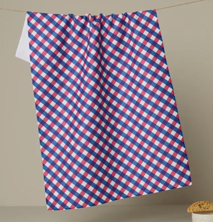 Heritage Check Tea Towel