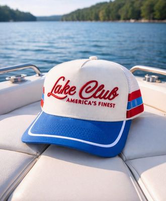 Lake Club America's Finest Vintage Trucker Hat