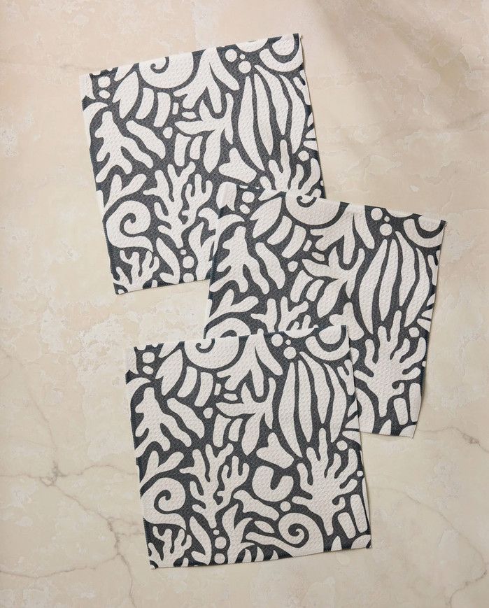 Inkwell Reef Dishcloth Set