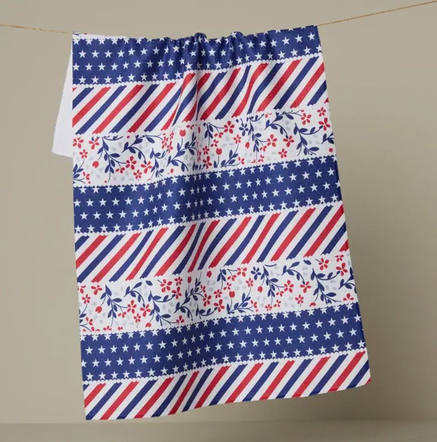 Liberty Ribbon Tea Towel