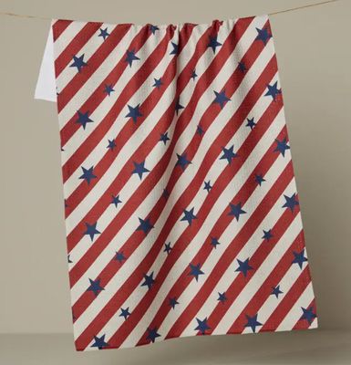 Patriotic Stripe Tea Towel