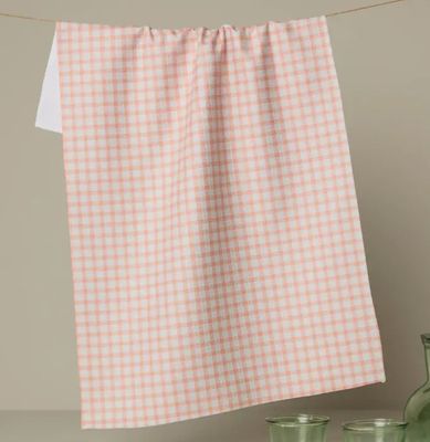 Peach Darling Tea Towel