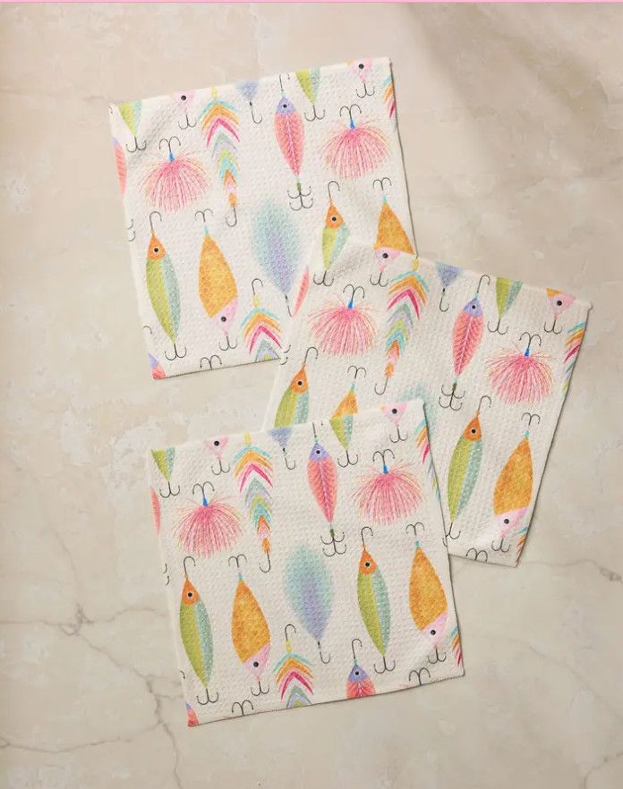Tackle Box Dishcloth Set