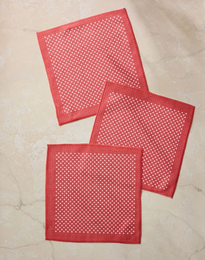Valor Dishcloth Set- Red