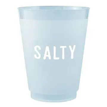 Salty - Set of 8 Frosted Cups