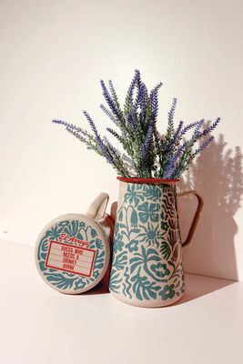 Enamel Pitcher - Drinky Drink