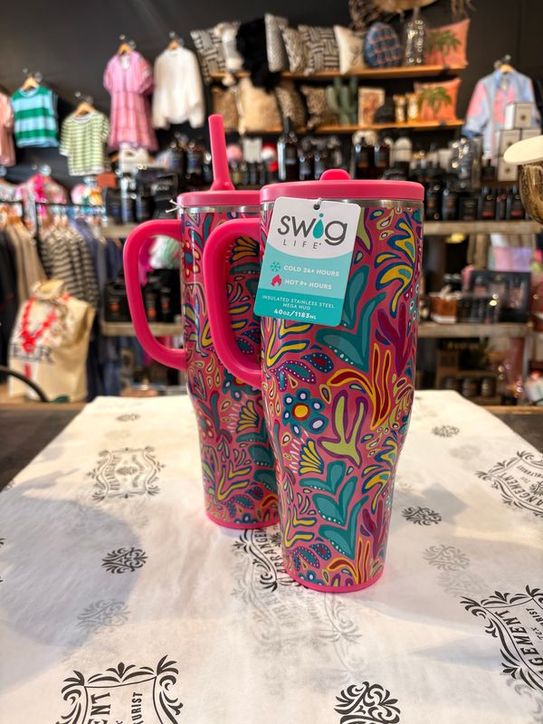 Swig Flora Rosa Mega Mug - 40oz