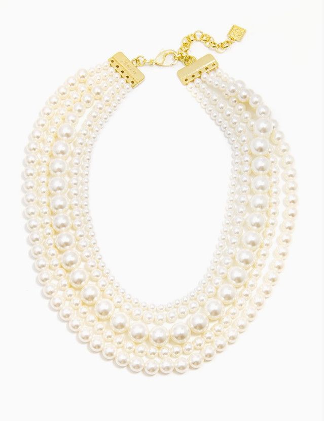 5 Strand Pearl Necklace