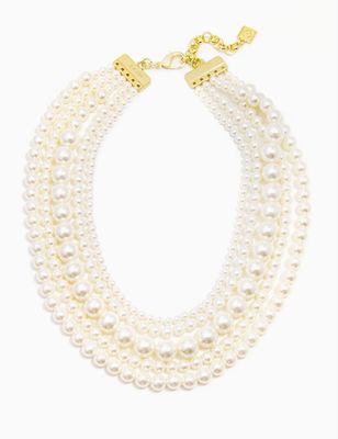 5 Strand Pearl Necklace