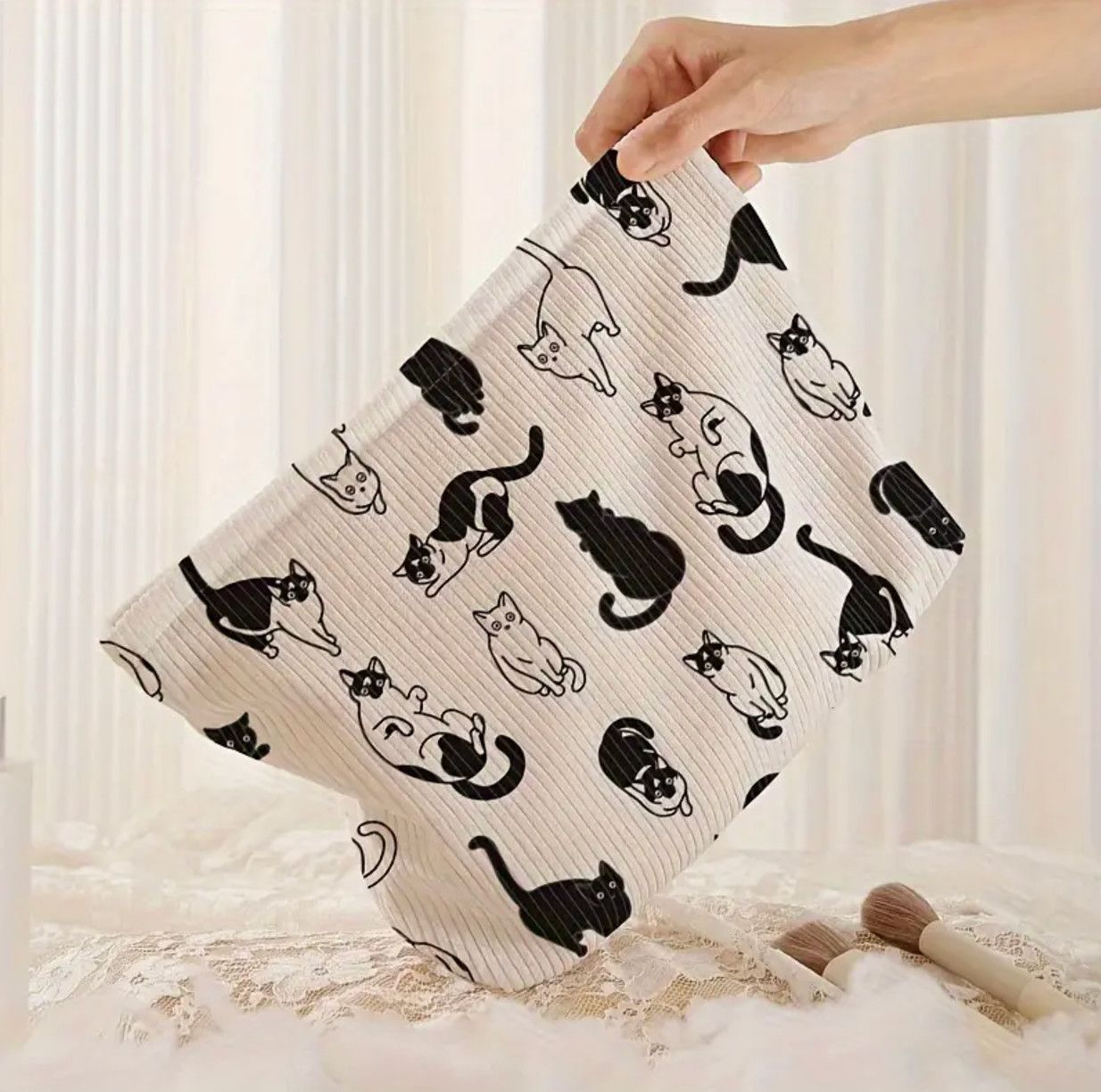 Bag - Black and White Cats Small