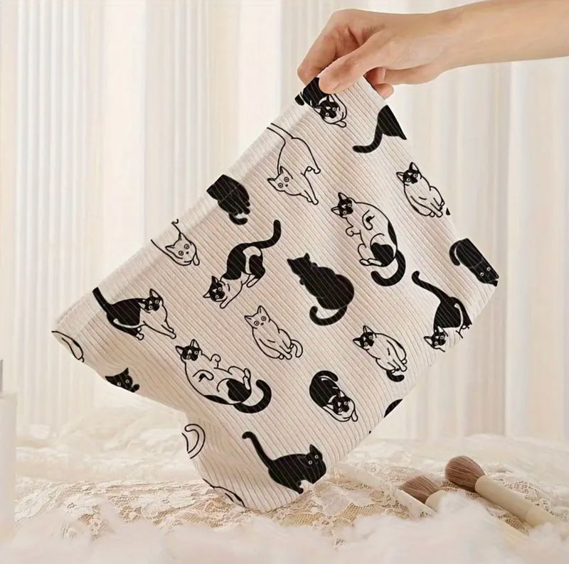Bag - Black and White Cats Small