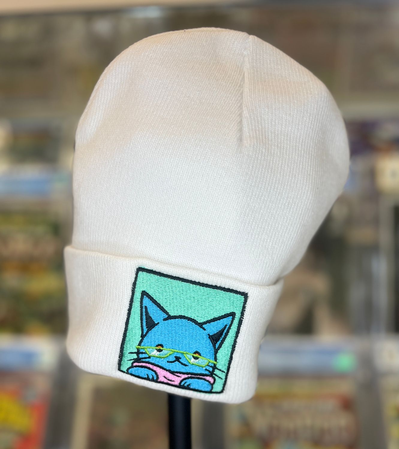 Beanie &quot;Neko&quot;, Color: white