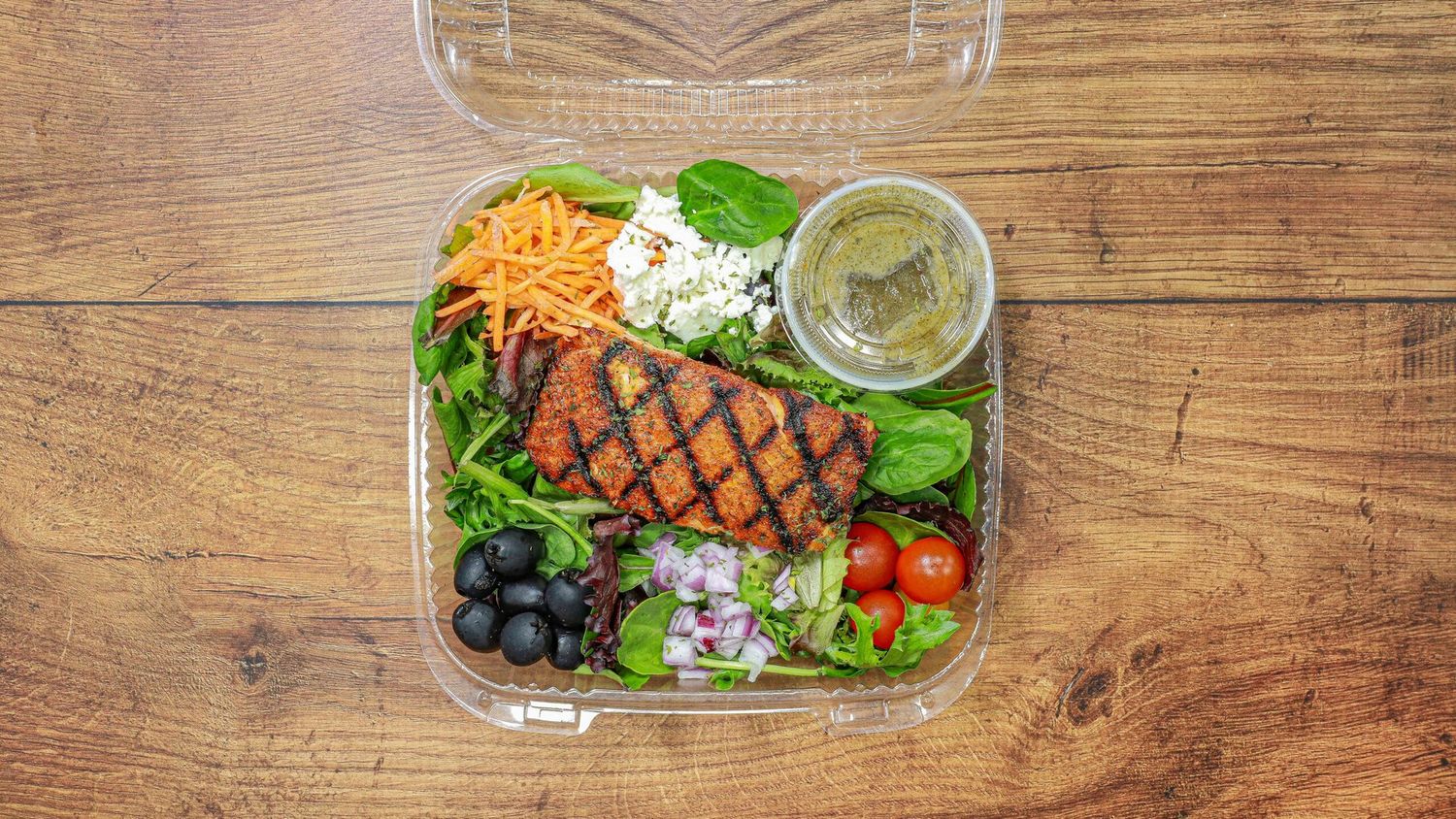 Salmon Fila Salad