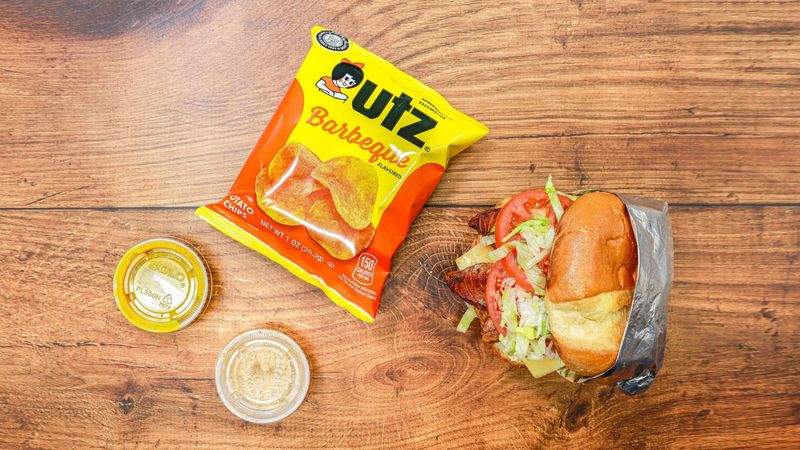 Salmon BLT with Chips