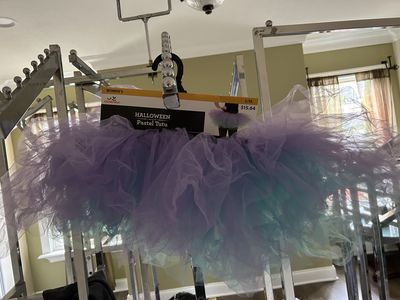 Purple and Blue Halloween Tutu