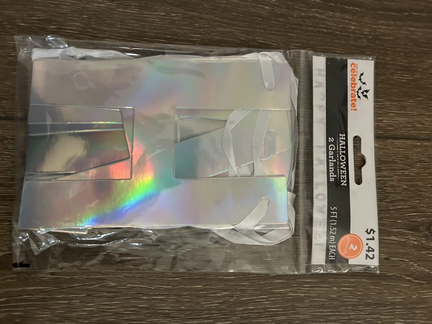 Silver Halloween Banner 2 pack