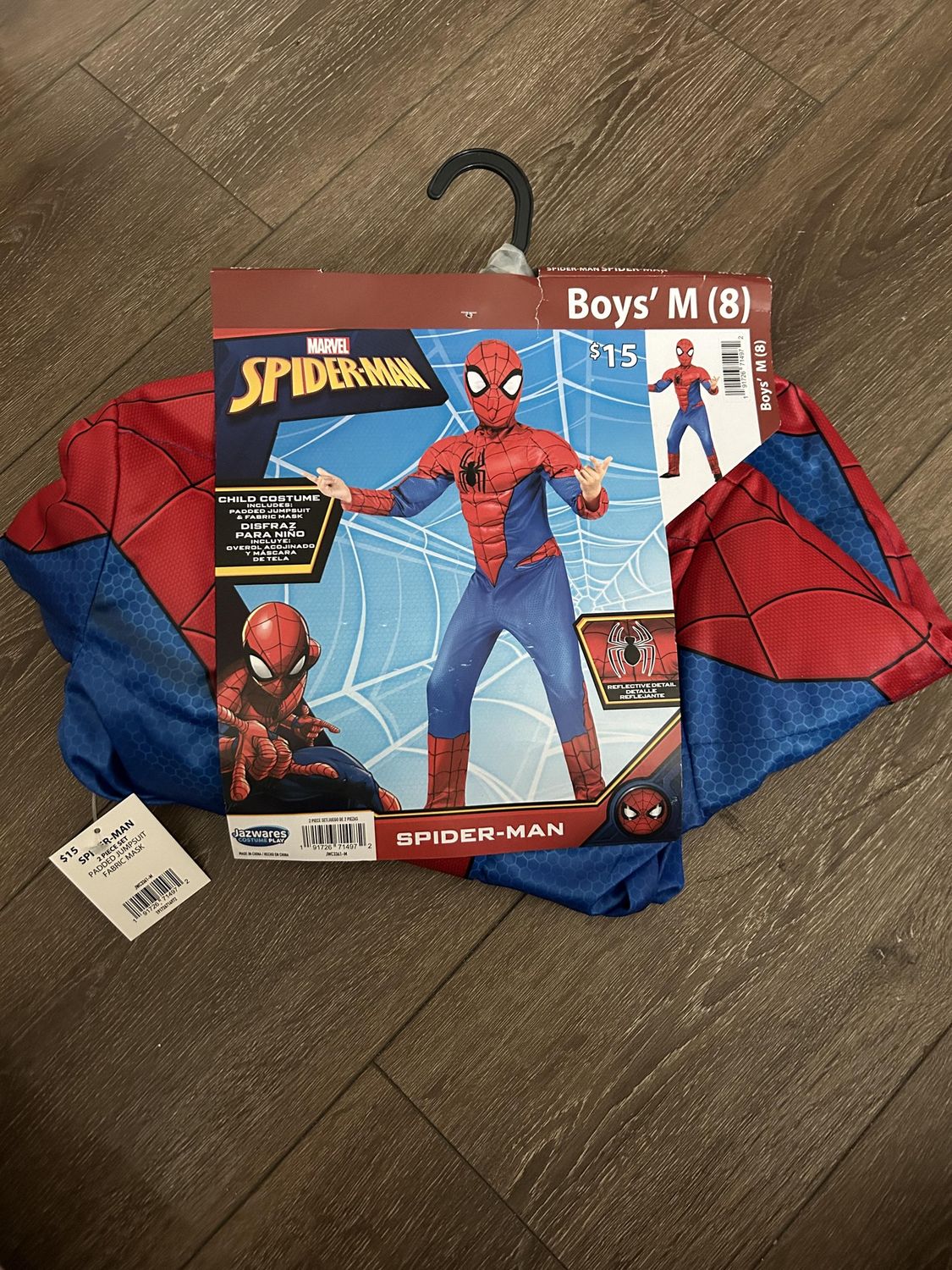 Spiderman Boys costume Medium 8