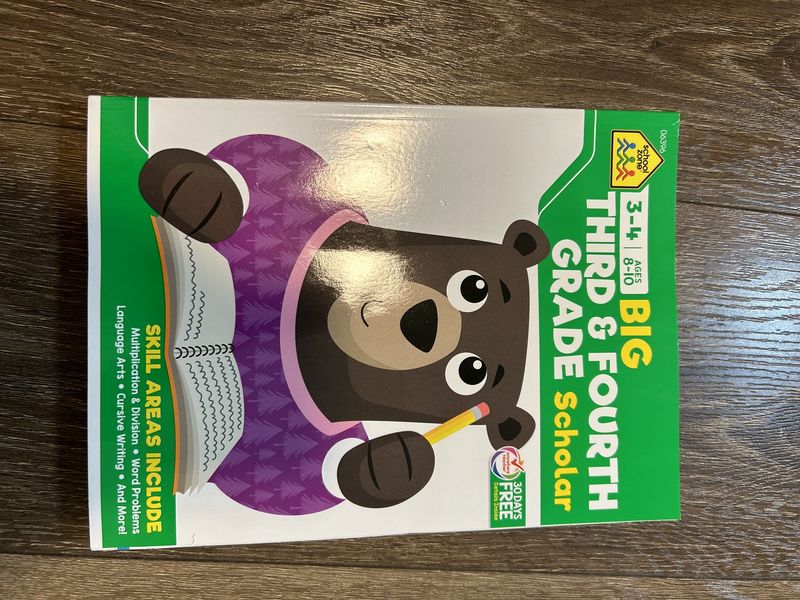 Big Third Grader Scholar Workbook