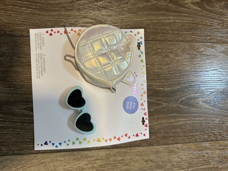 Claires For Your Doll Purse and Glasses Set