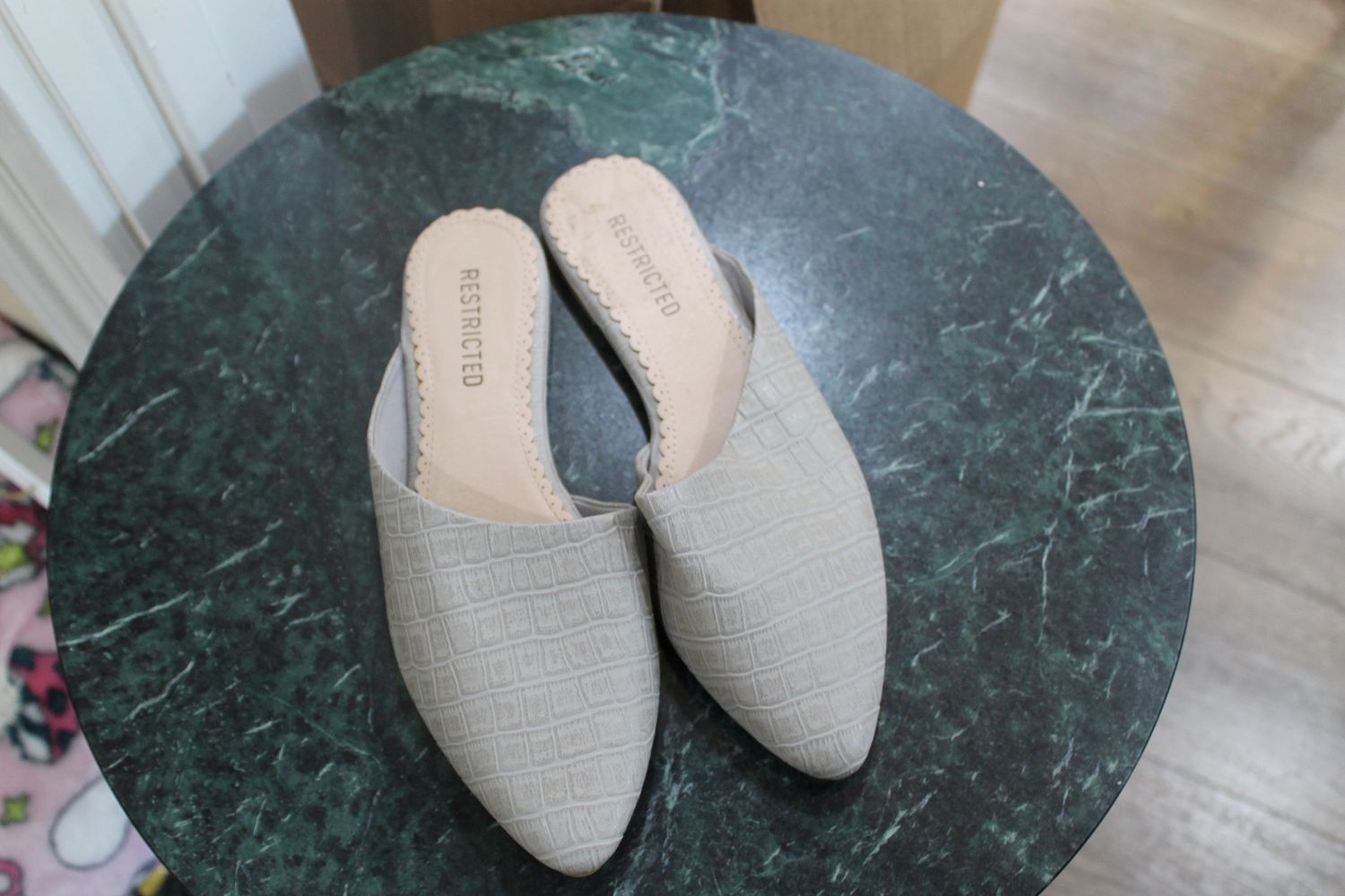 Nine West Grey Heeled sandals  size 9