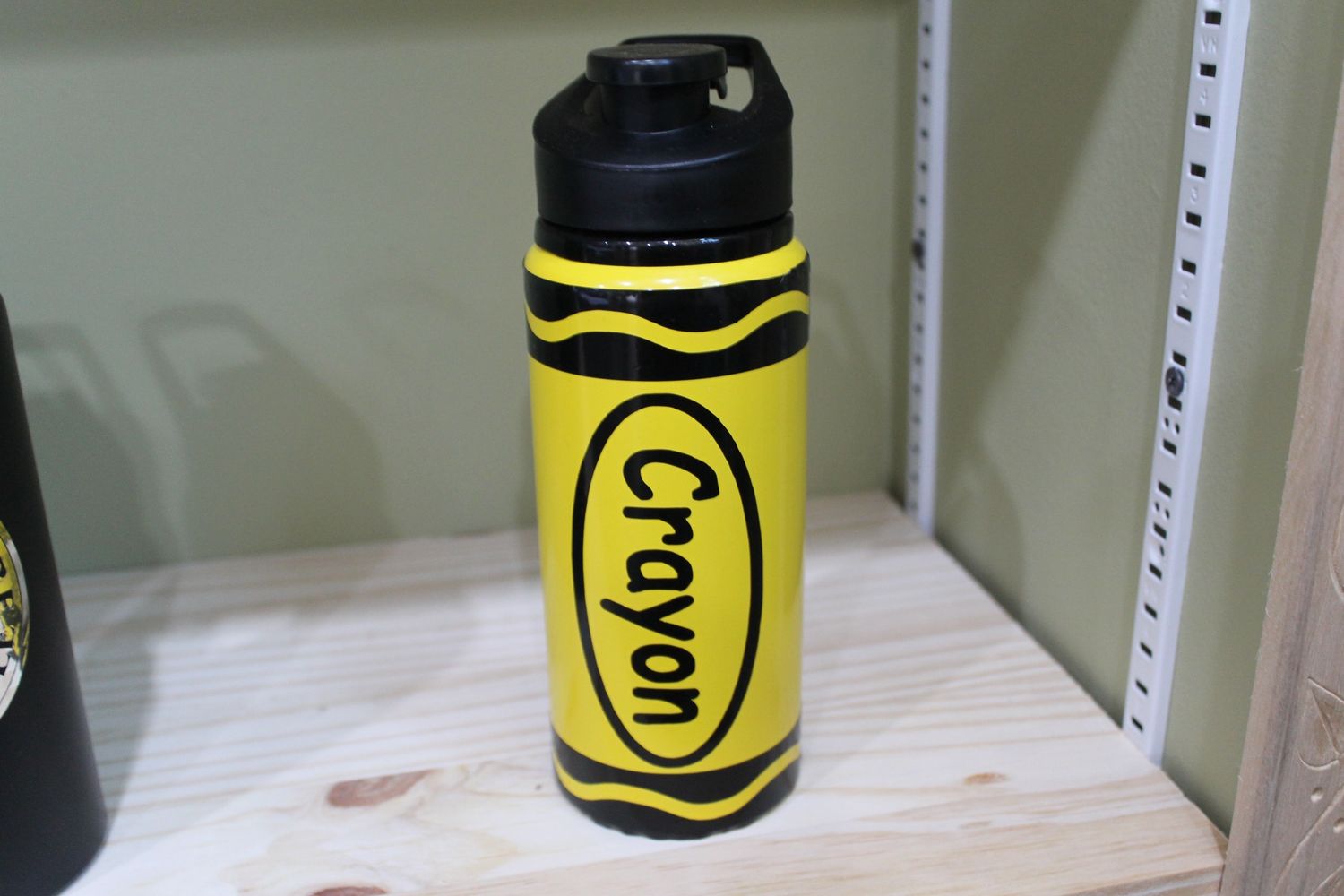 Crayon yellow insulated cup
