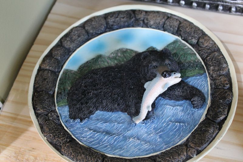 3D bear plate