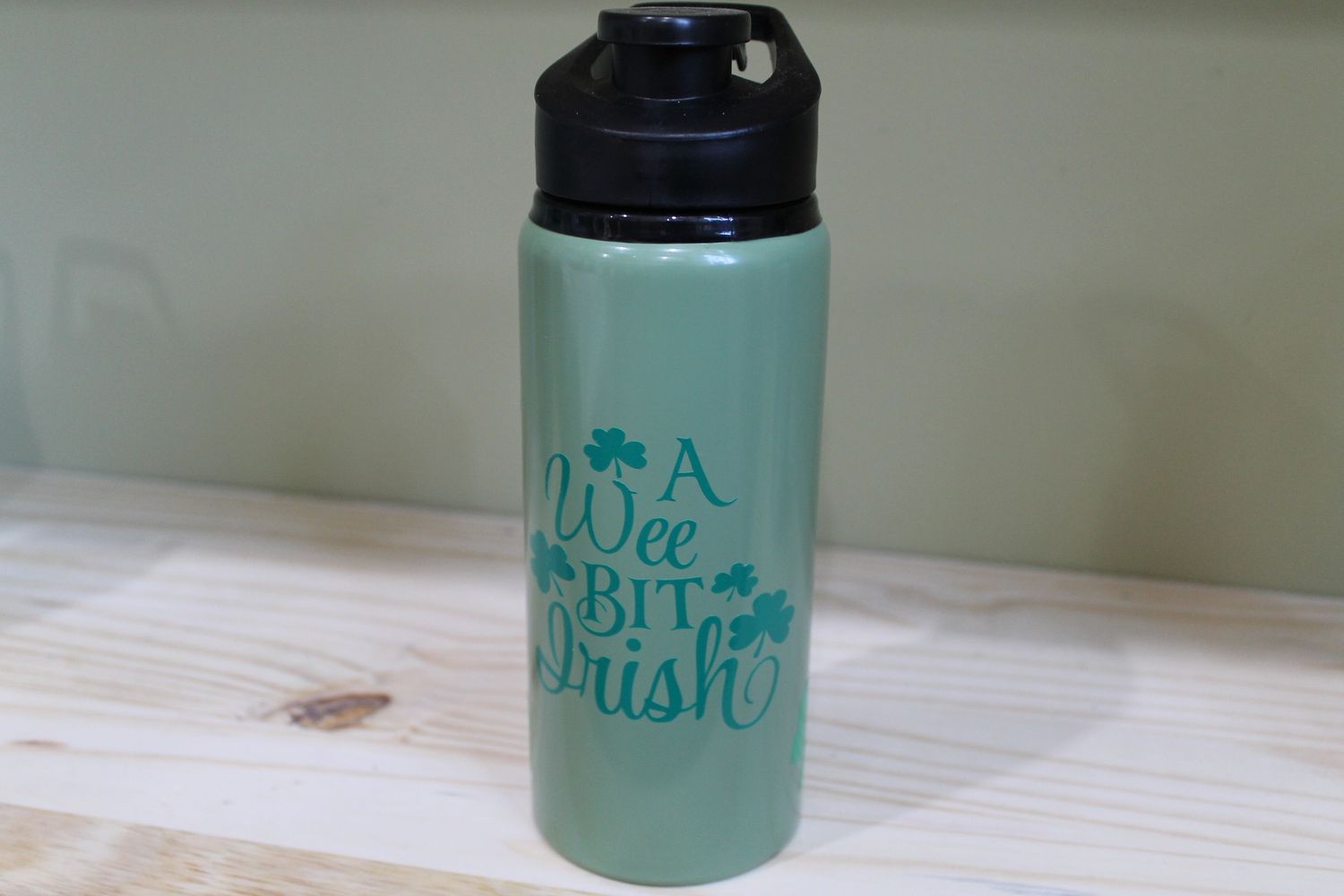 Irish green insulated cup
