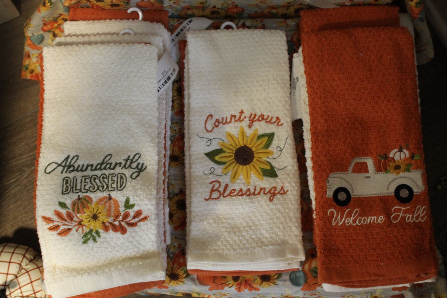Fall 2 pack kitchen towels